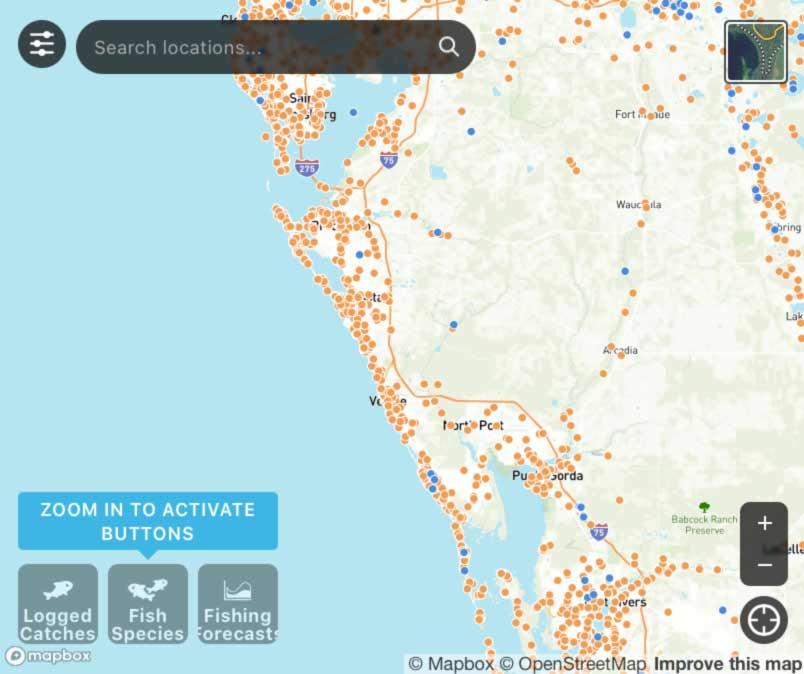 Sarasota Fishing Guide & Fishing Map